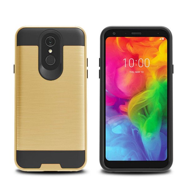 Wholesale LG Q7 / Q7+ Plus / Alpha / Q7α Armor Hybrid Case (Gold)